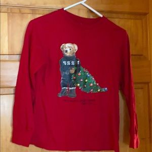 Ralph Lauren Christmas t-shirt, boys medium